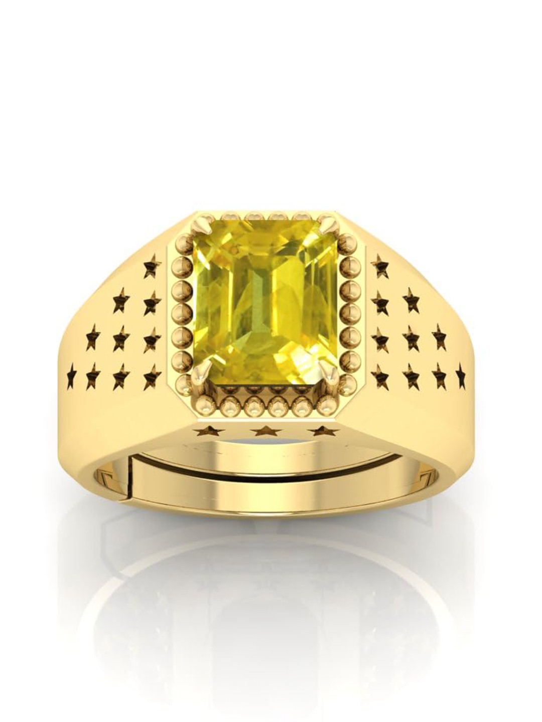 RRVGEM 14.25 Ratti Yellow Ring