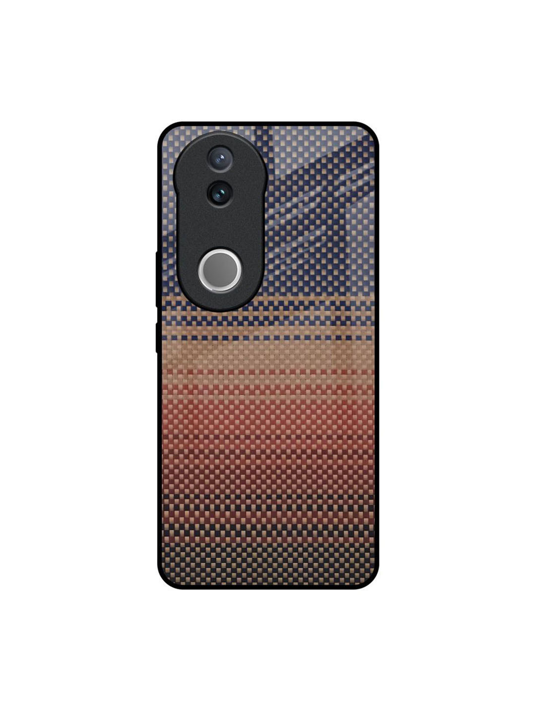 QRIOH Fiber Artistry Printed Vivo V50e 5G Impact Resistant Back Case
