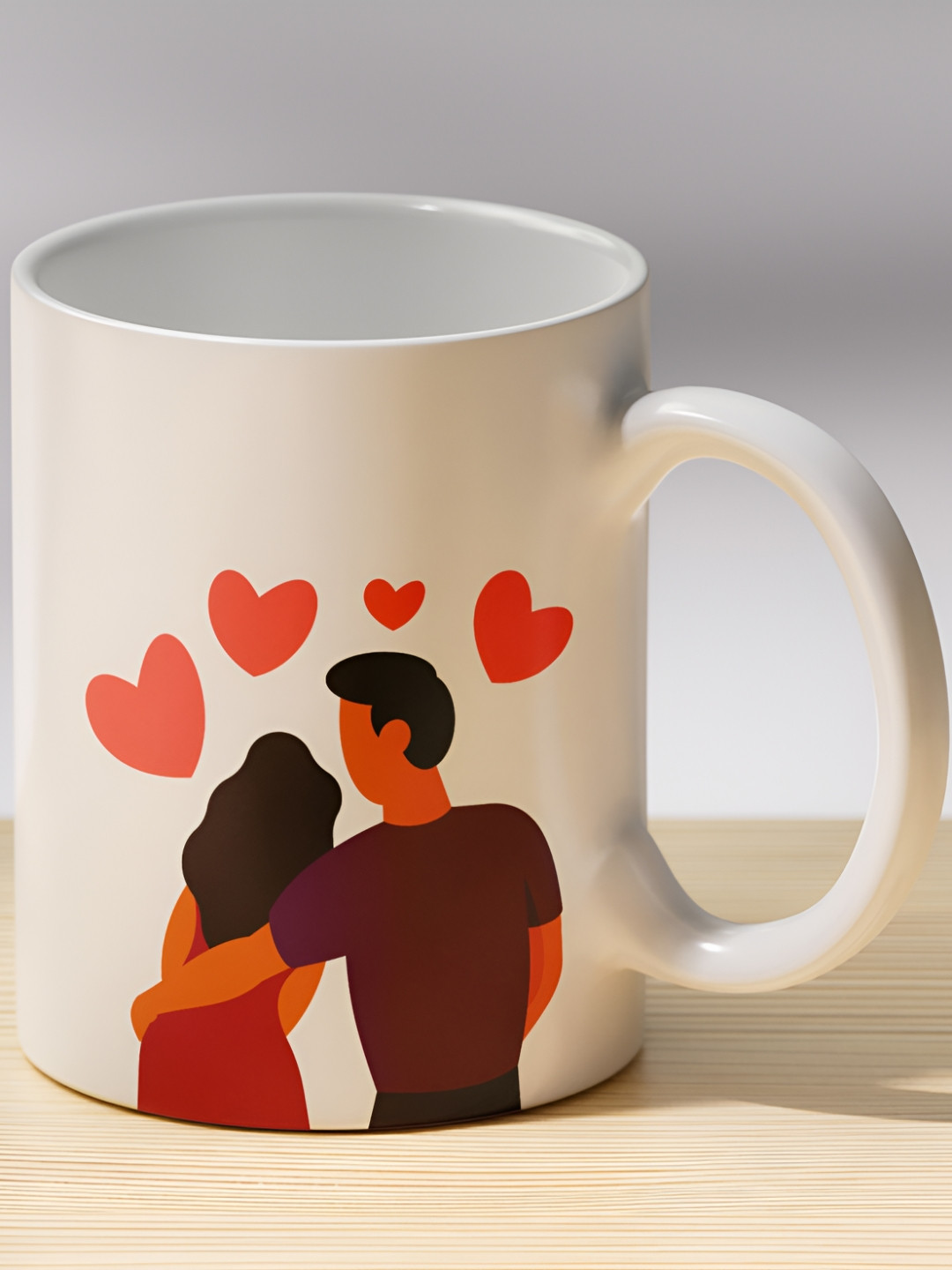 Gift4You Farmhouse Multicoloured Conversational Ceramic Microwave Safe Cup-350ml