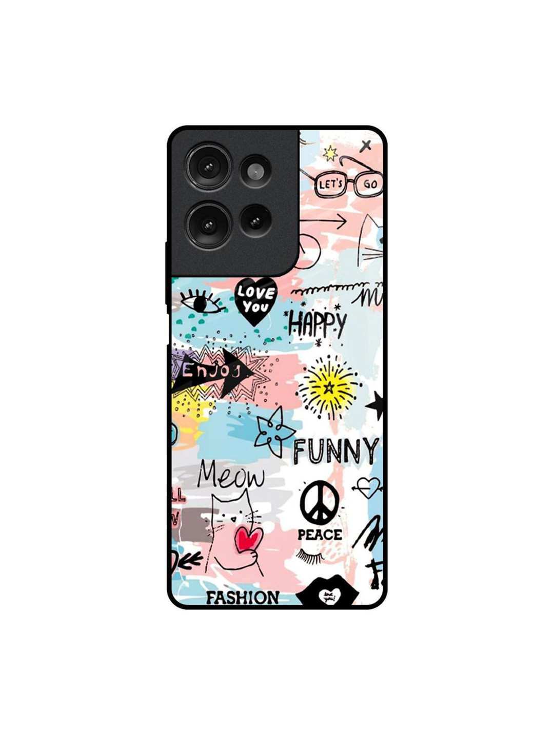 QRIOH Just For You Printed Motorola G75 5G Impact Resistant Back Case