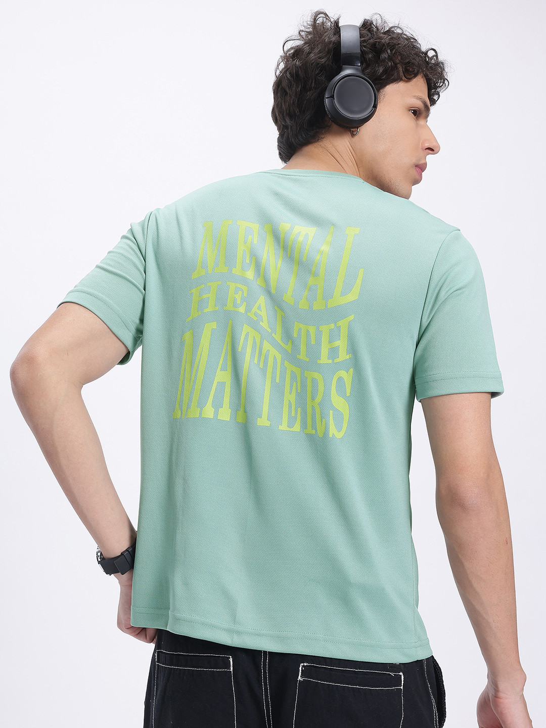 glitchez Back Printed T-shirt