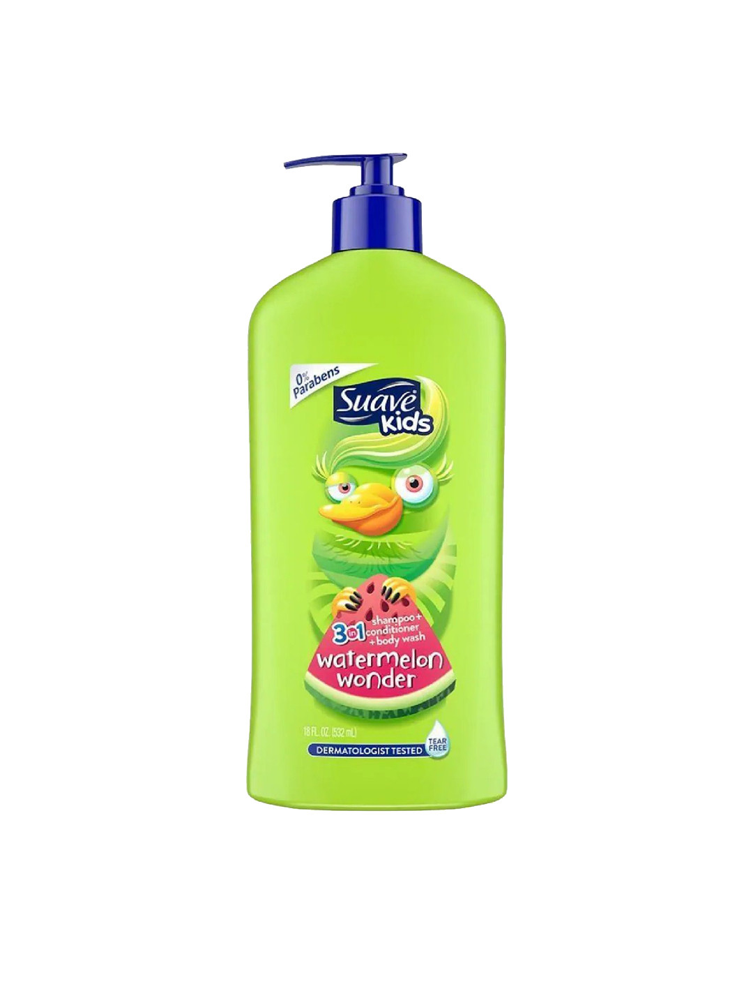 SUAVE Watermelon Wonder 3-In-1 Shampoo+ Conditioner+ Body Wash -532 ml