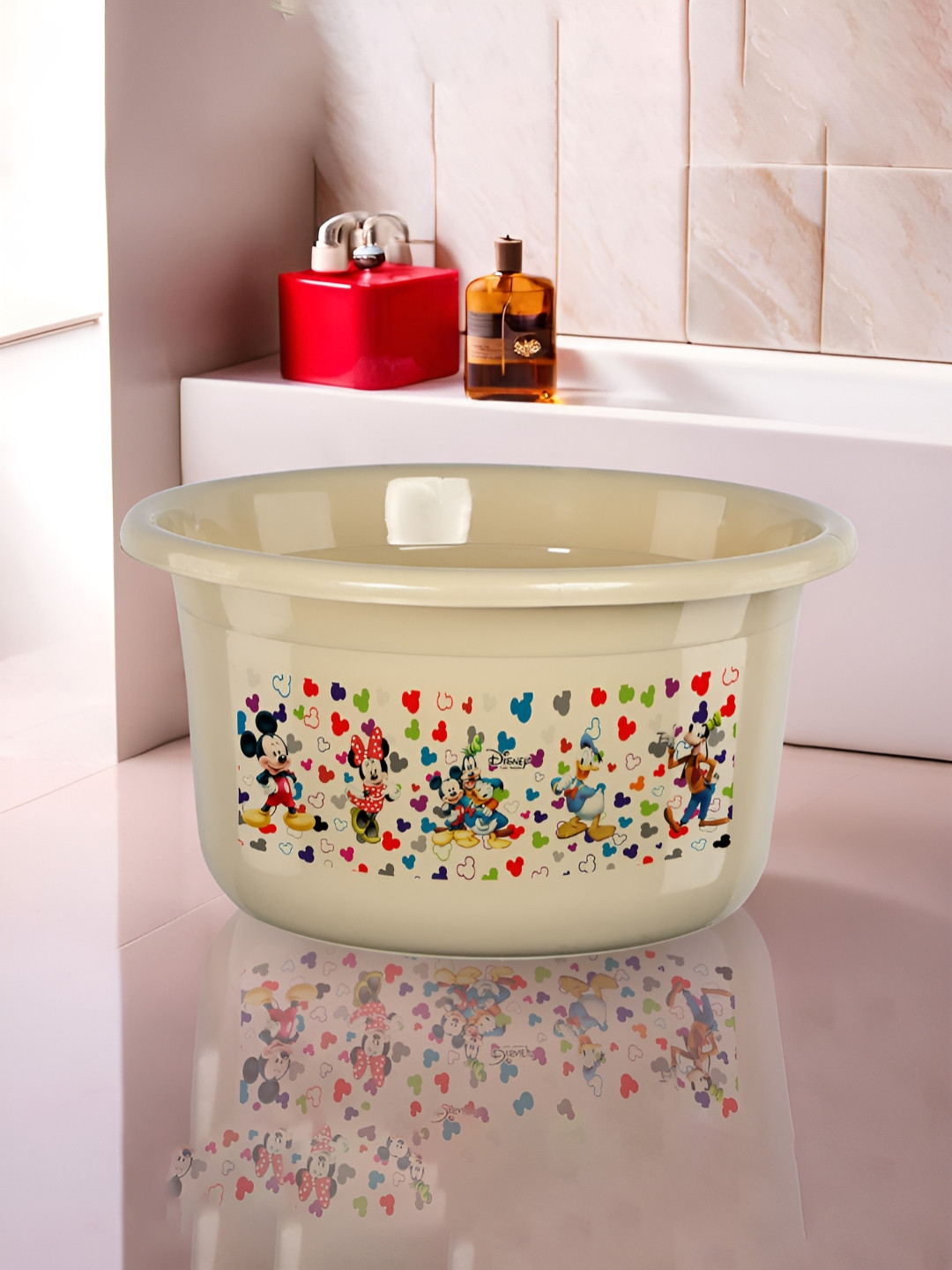 Aura Beige Disney Printed Bath Tub 25L