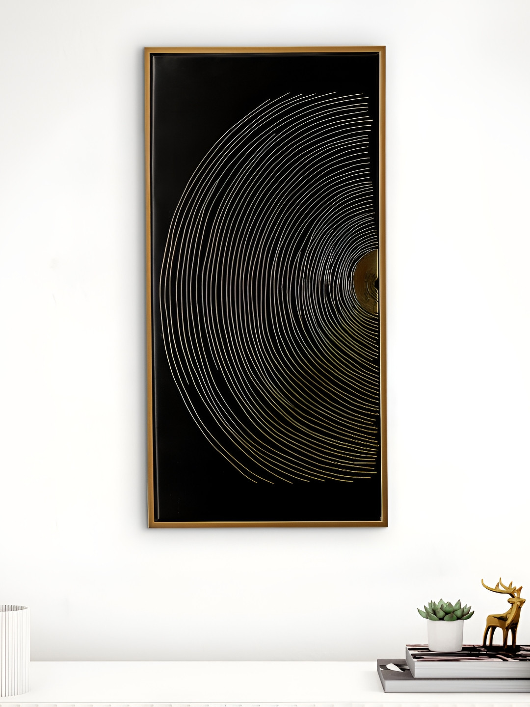 Home Centre Canvas Wall Rectangle Paintings Wall Art - 23.62 x 11.81 In