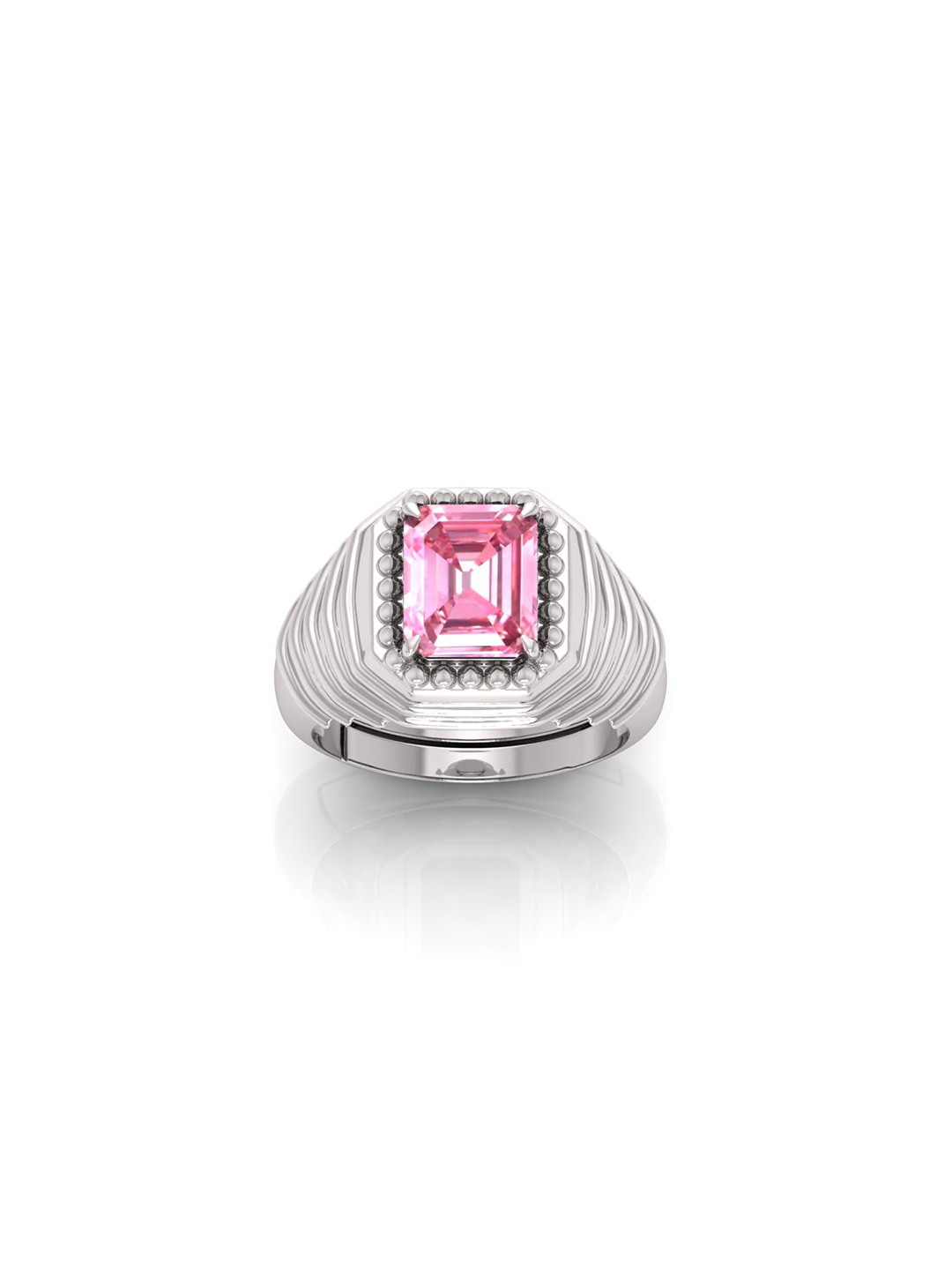 RRVGEM Pink Sapphire Finger Ring