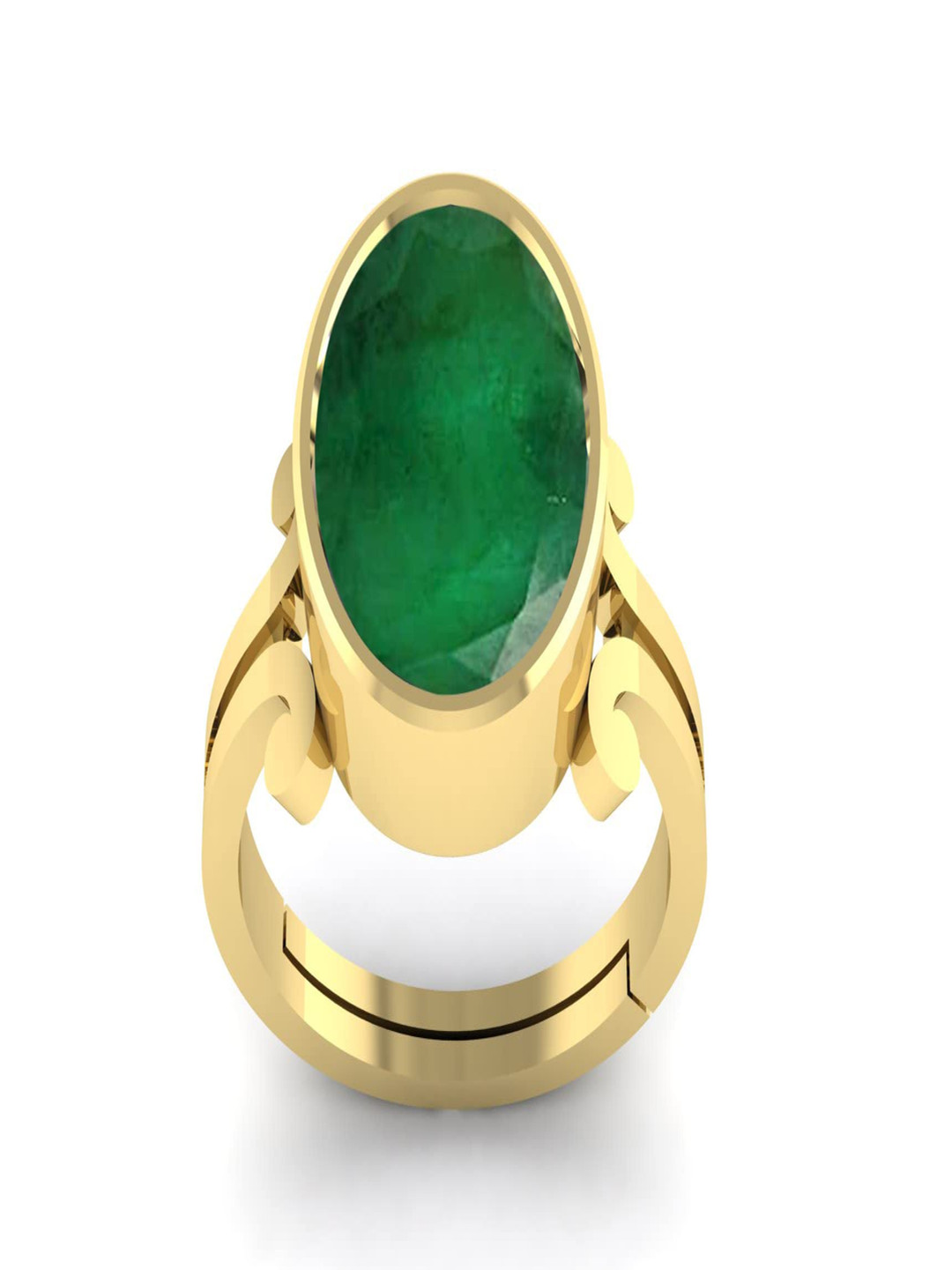 RRVGEM Emerald Stone 7.25 Ring