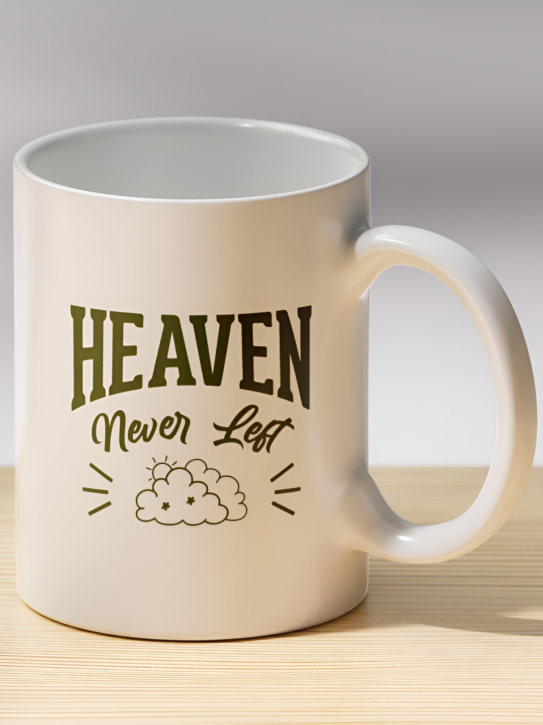 Gift4You Loved Heart Twin Multicoloured Typography Ceramic Microwave Safe Mug-330ml