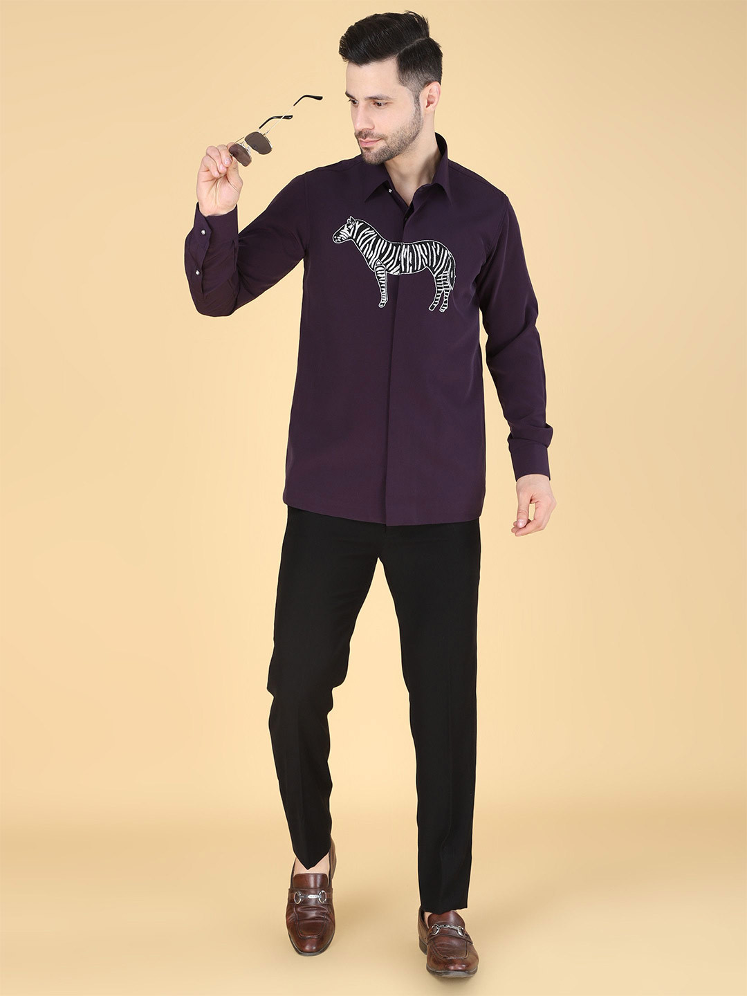 Denis Parkar Custom Embellished Party Shirt