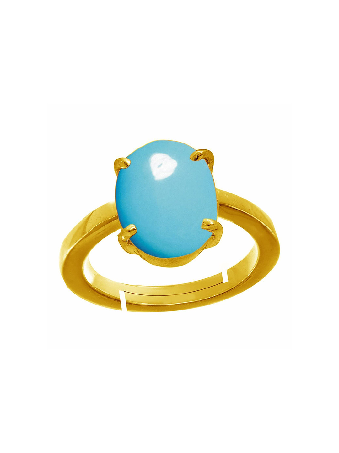 RRVGEM 11.00 KT Sky Blue Turquoise Ring