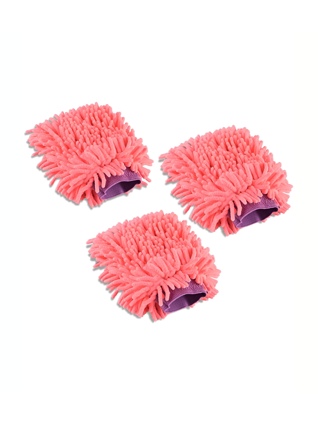 Aura 3-Pcs Double Sided Car Washing Gloves