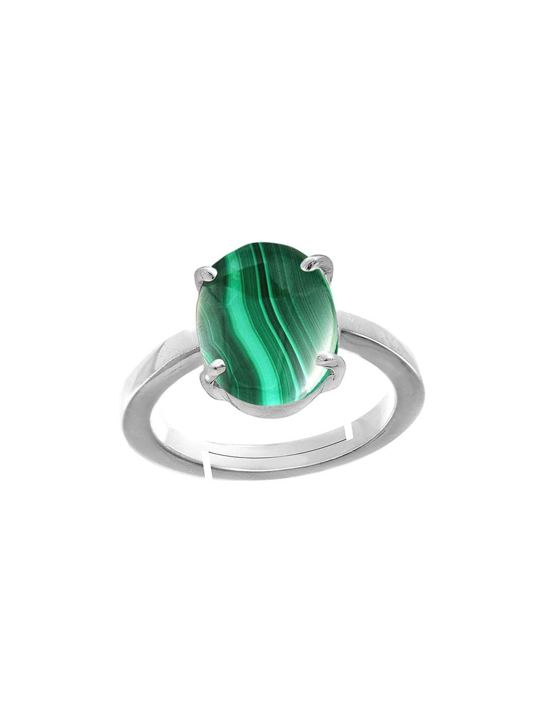 RRVGEM Malachite 9.00 Car Ring