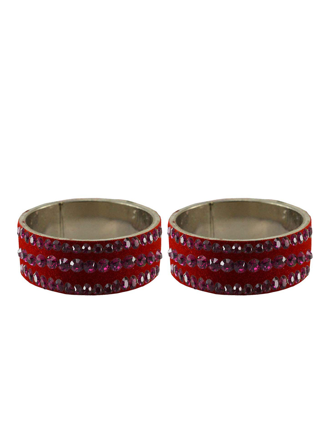 Vidhya Kangan Red Brass Bangle
