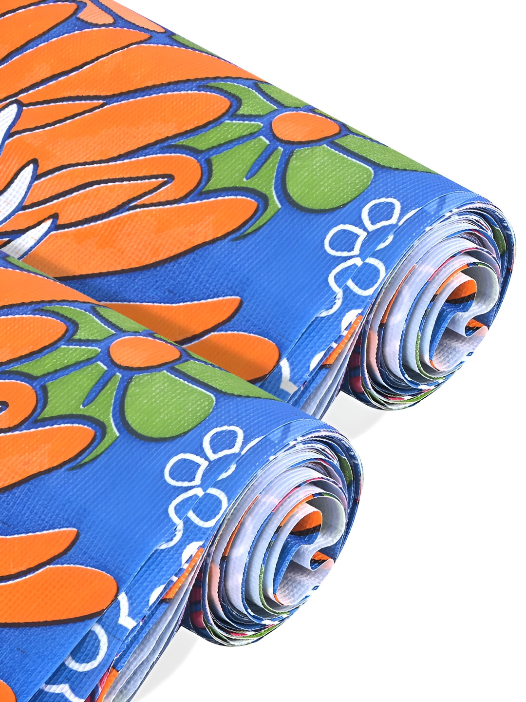 Aura 2 Pcs Blue PVC Kitchen Shelf Liner 5 Meter Cupboard Wardrobe Mat