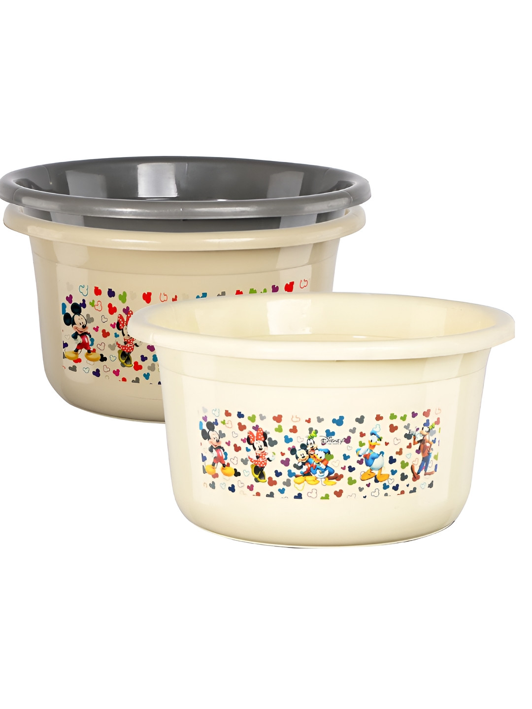 Aura Grey & Cream 3 Pieces Disney Printed Bath Tub 25L