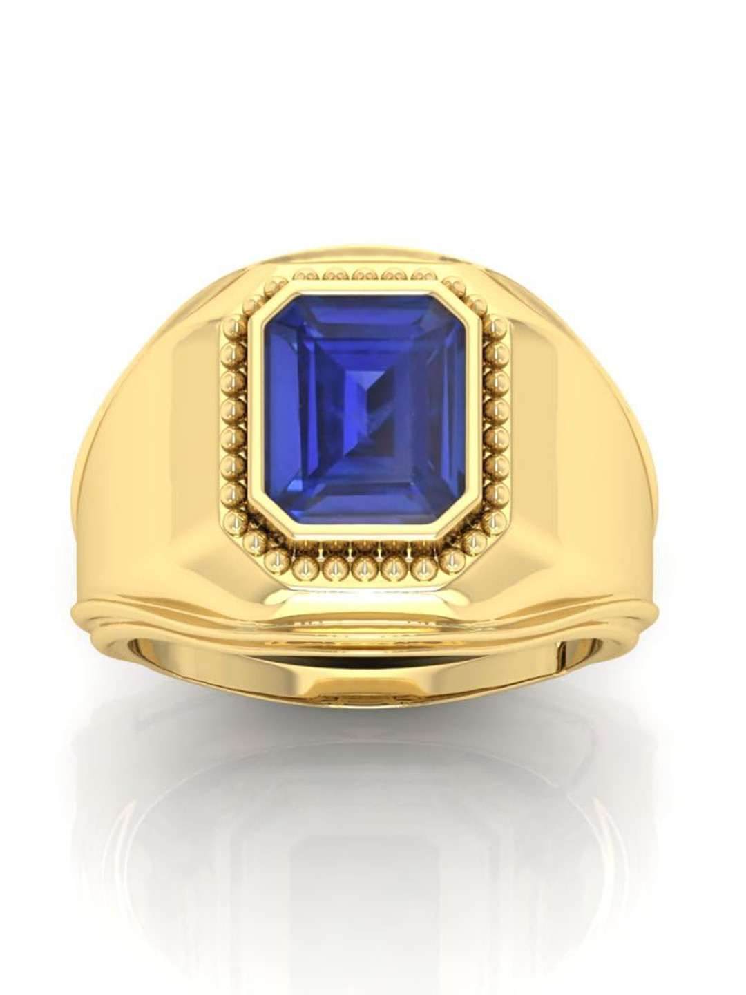 RRVGEM Blue Sapphire Ring 4.25 Ratti B