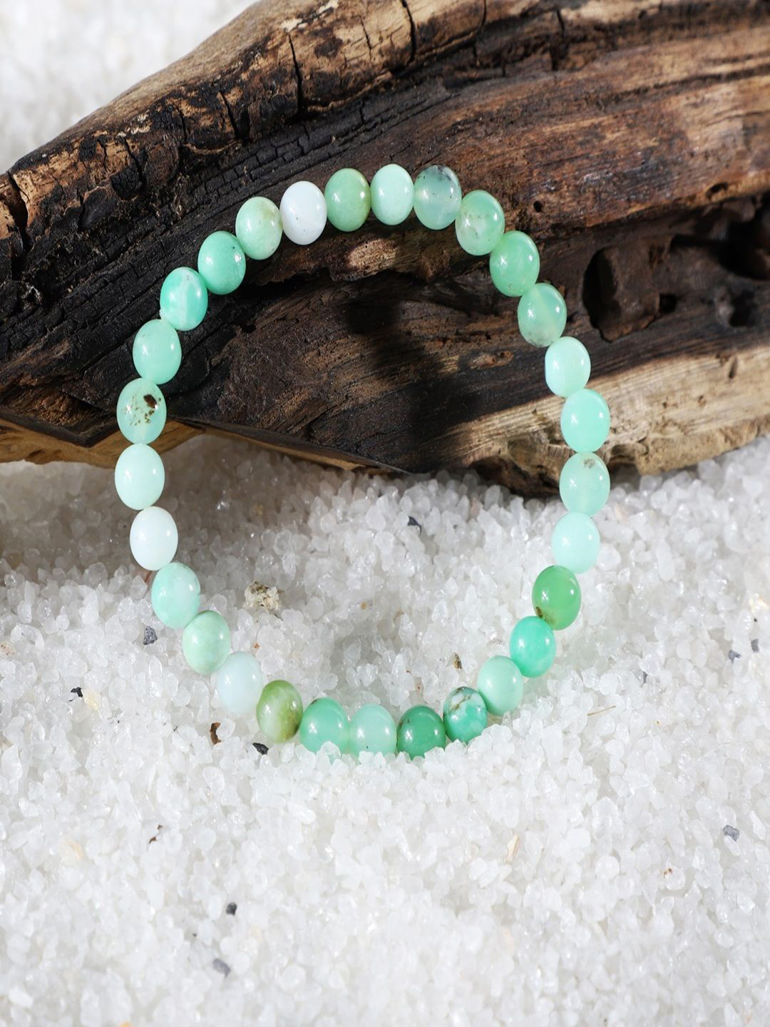 Nirvana Unisex Crystals Chrysoprase Bracelet