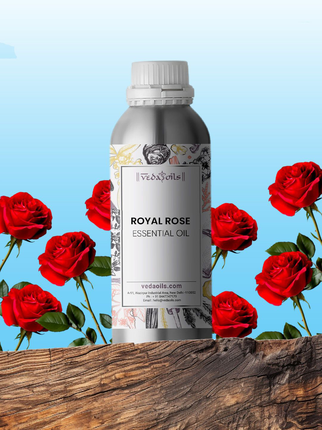 Veda Oils Royal Rose Fragrance Essential Oil - 100 ml
