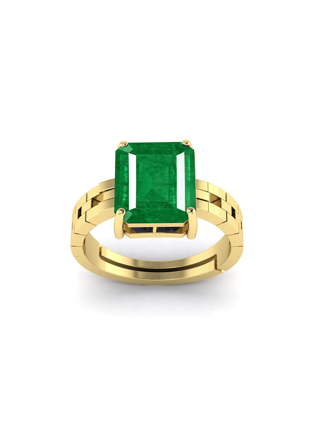 RRVGEM Emerald 3.00 Ratti Finger Ring