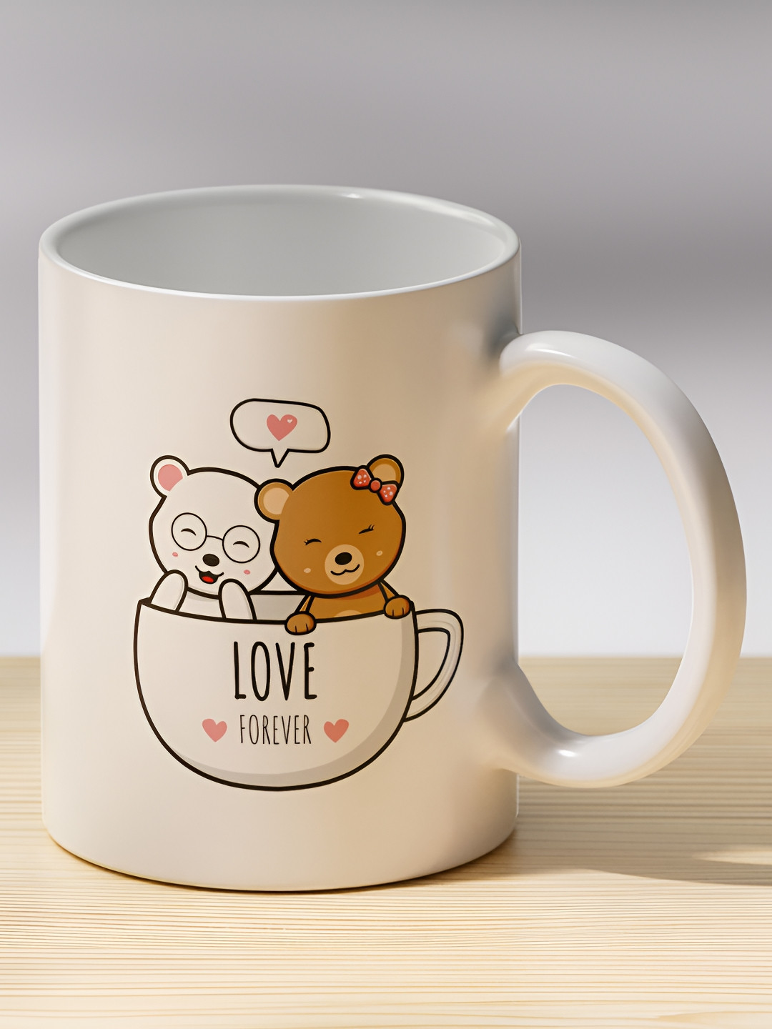 Gift4You Senorita Multicoloured Typography Ceramic Handmade Mug-300ml