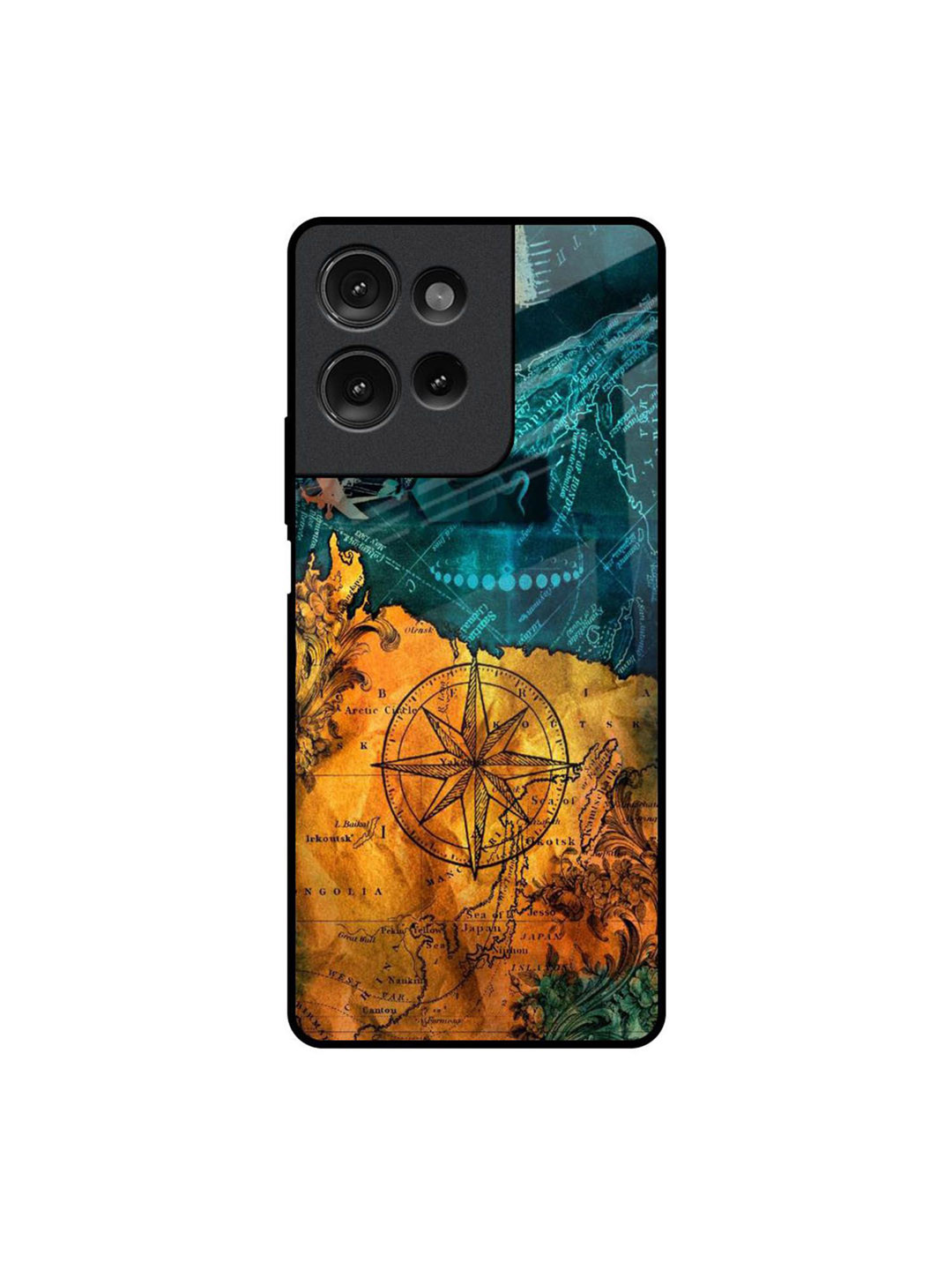 QRIOH Printed Motorola G75 5G Impact Resistant Back Case