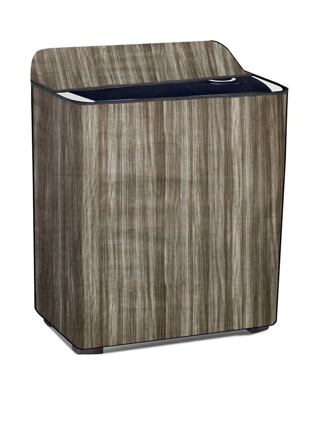 Stylista Brown PVC Washing Machine Cover
