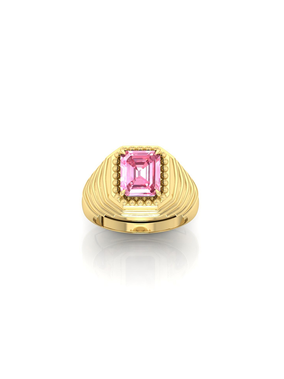 RRVGEM 13.00 KT Pink Sapphire Gold Ring