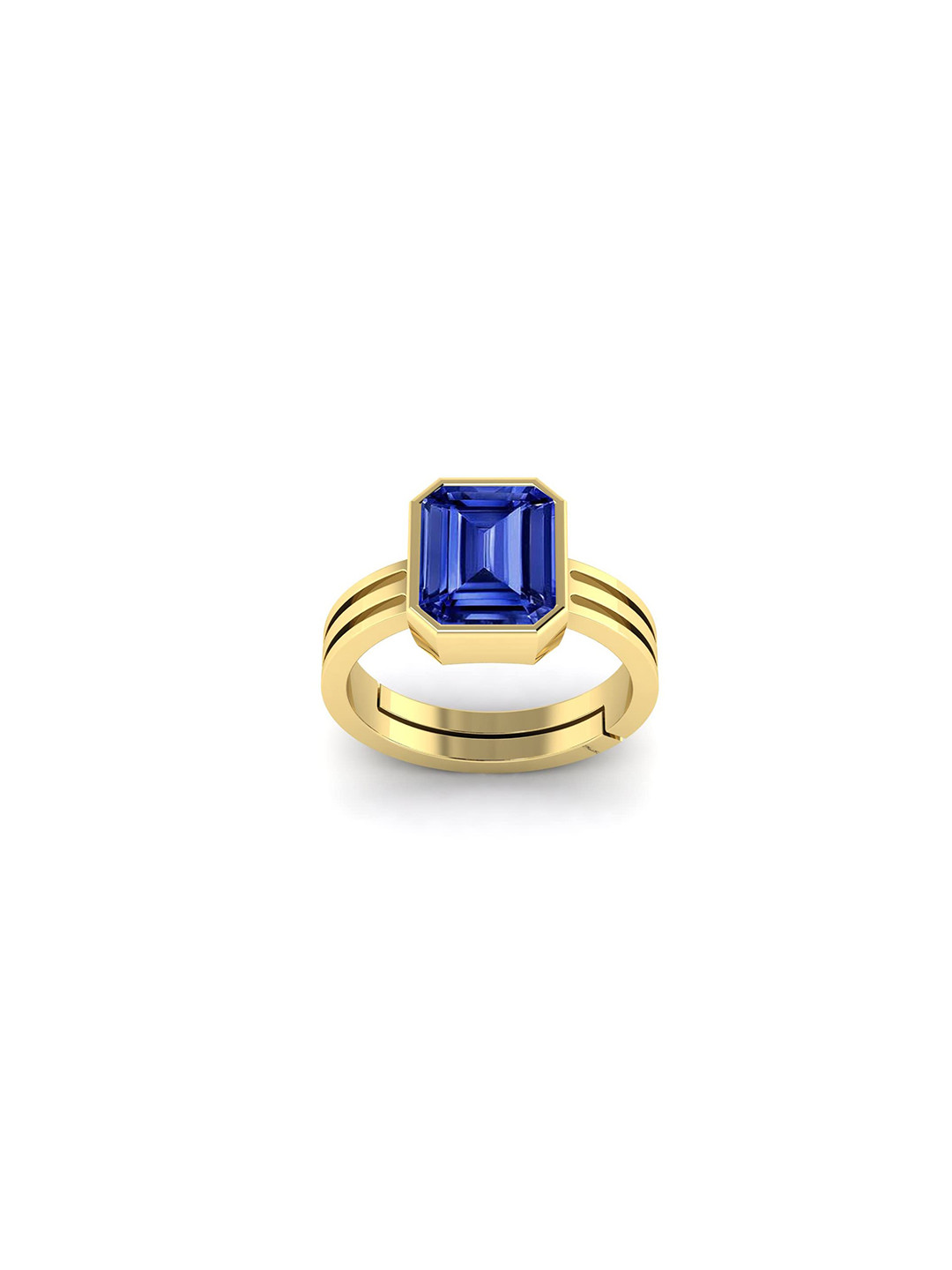 RRVGEM Blue Saphire Finger Ring