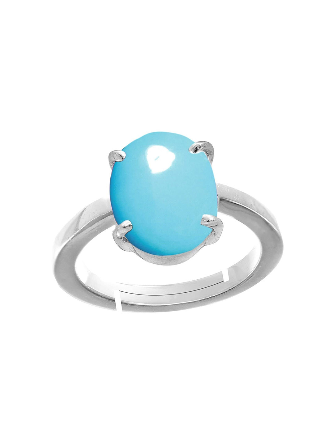 RRVGEM 5.25 KT Unheated Untreated Turquoise Firoza Ring
