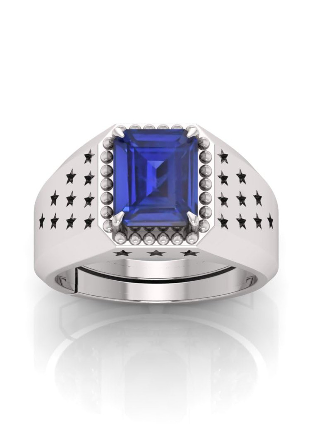 RRVGEM Unheated Untreated 11 Finger Ring