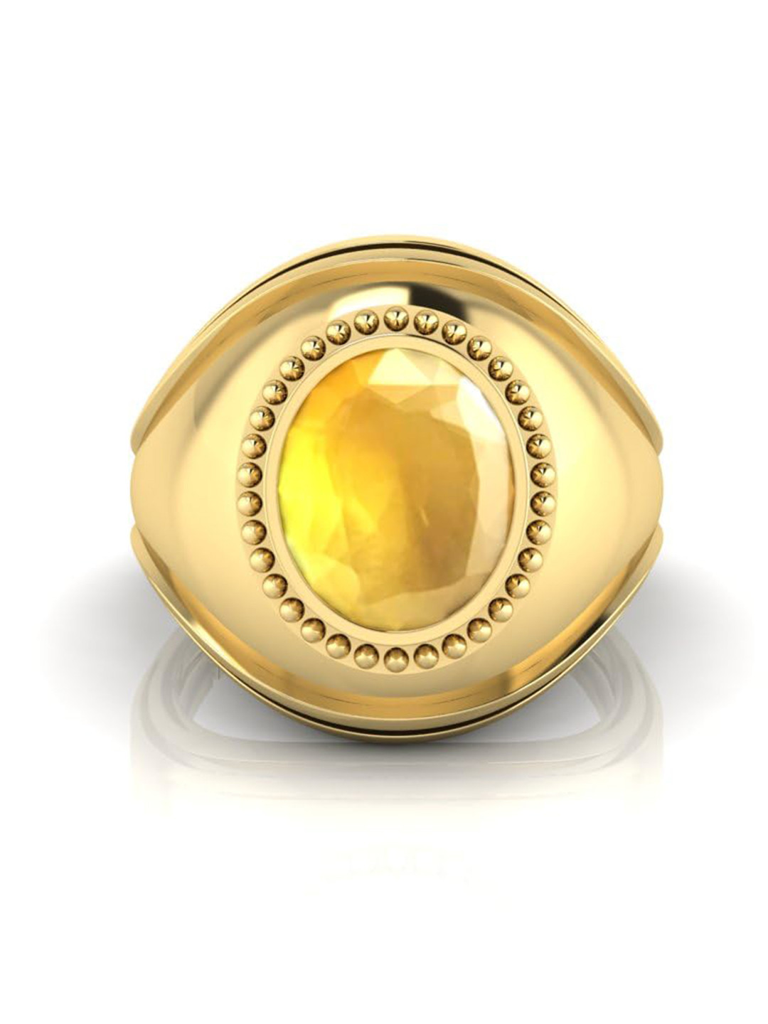 RRVGEM 14.25 Ratti Yellow Sapphire Ring