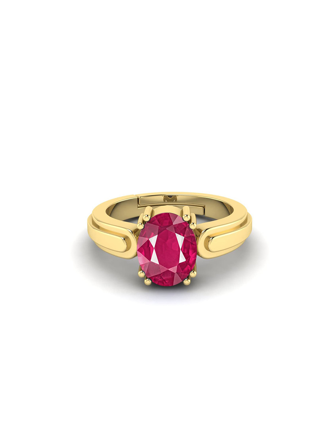 RRVGEM 12.25 Ratti 11.40 KT A+ Quality Adjustable Ruby Ring