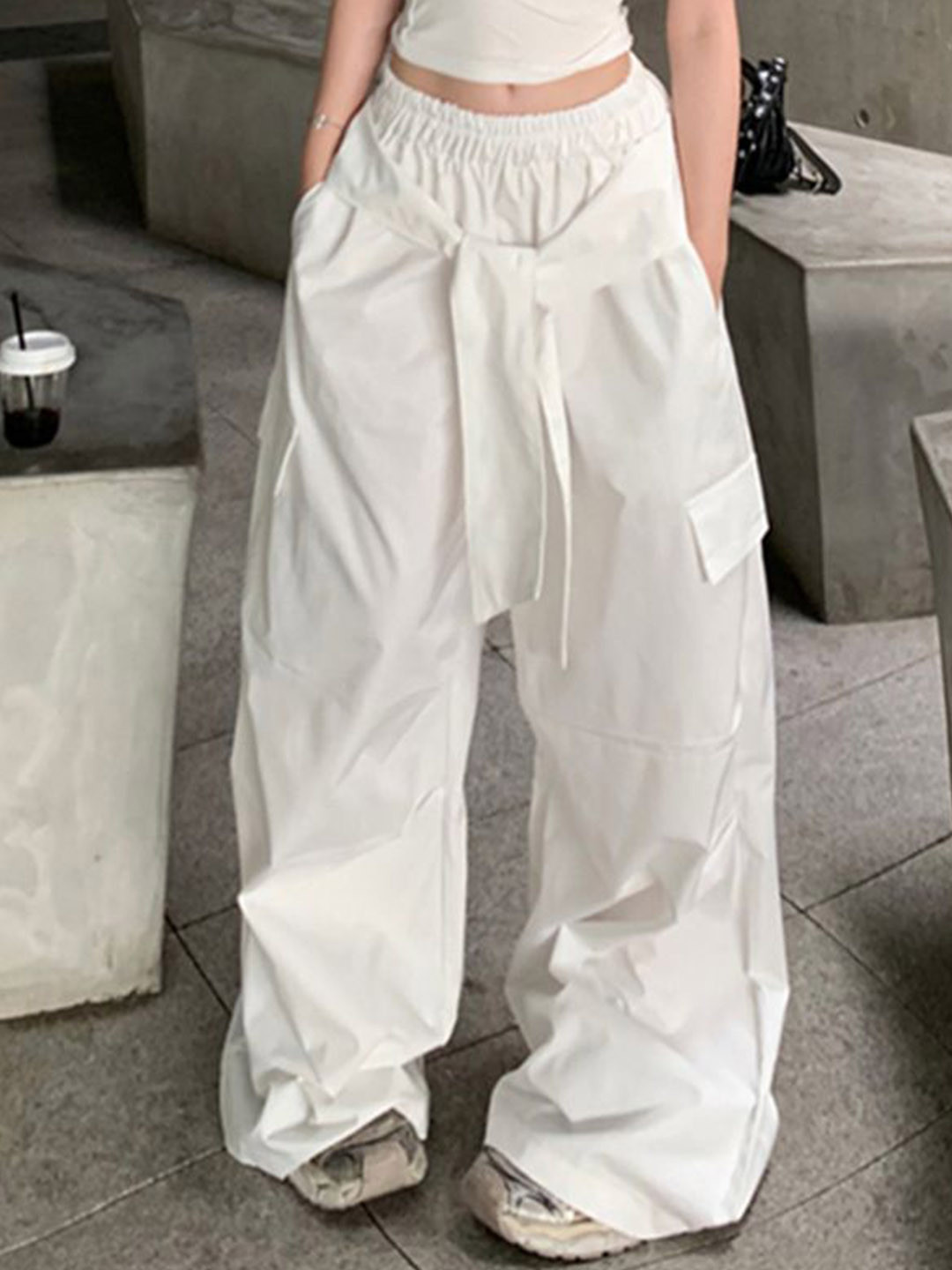 StyleCast x Revolte Women Wrinkle Free Regular Fit Cargo
