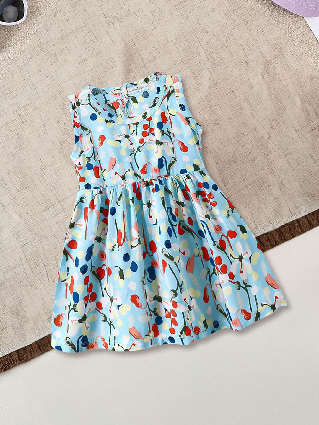 FOREVER FRIDAY Conversational Printed A-Line Dress
