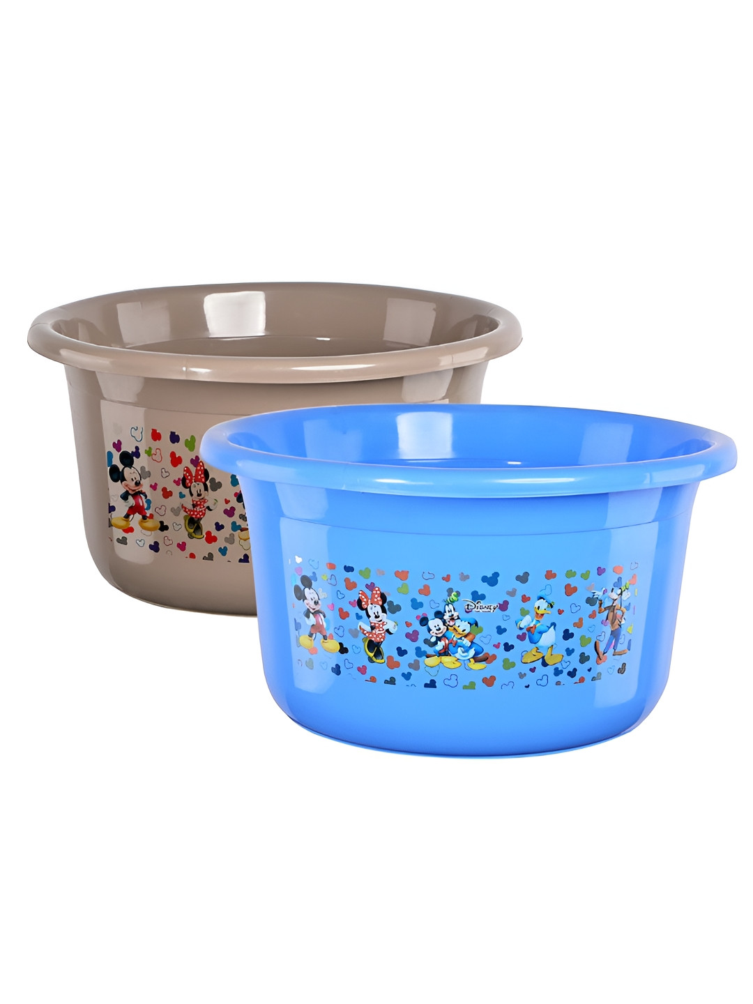 Aura Set of 2 Blue & Brown Disney Printed Bath Tub