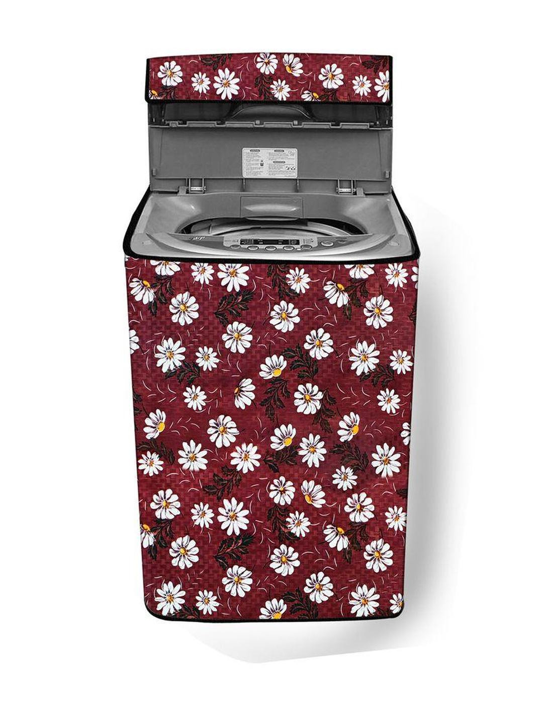 Stylista Red PVC Washing Machine Cover