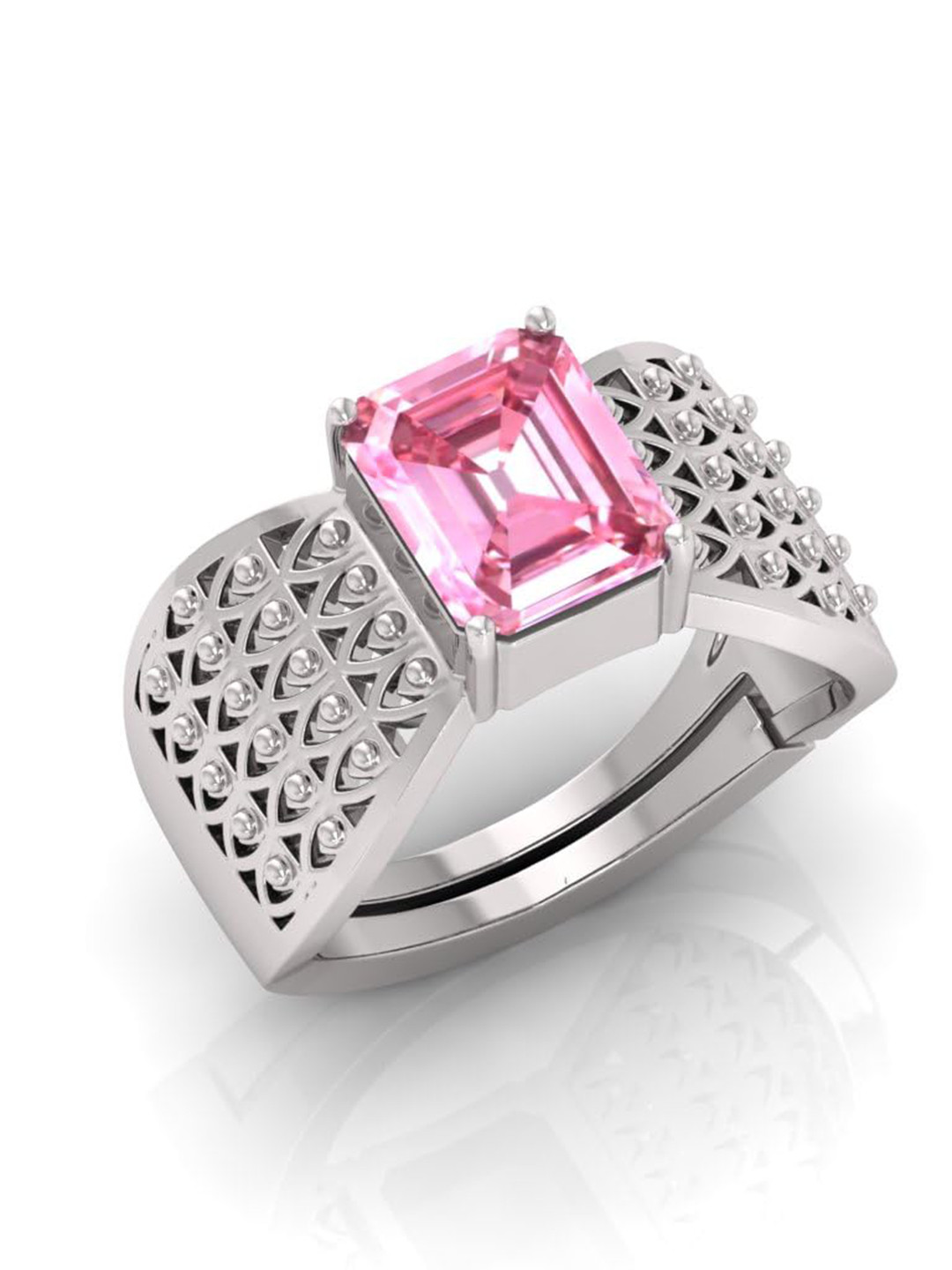 RRVGEM 8.25 Ratti 8 Pink Sapphire Ring