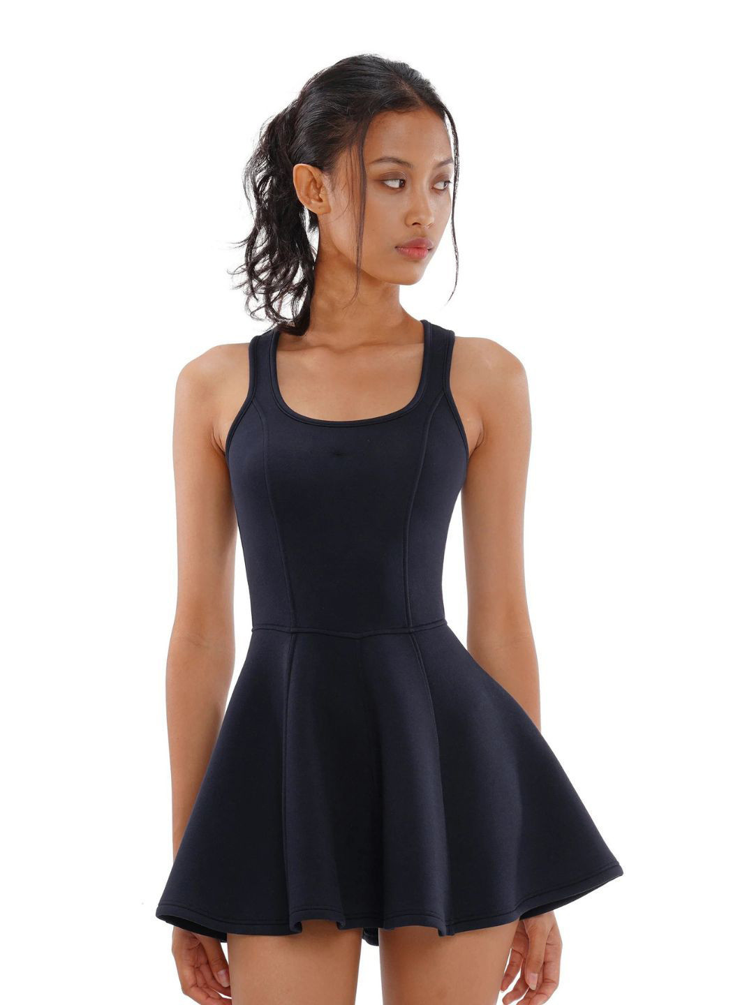 EVERDION Women Scuba Fit & Flare Dress
