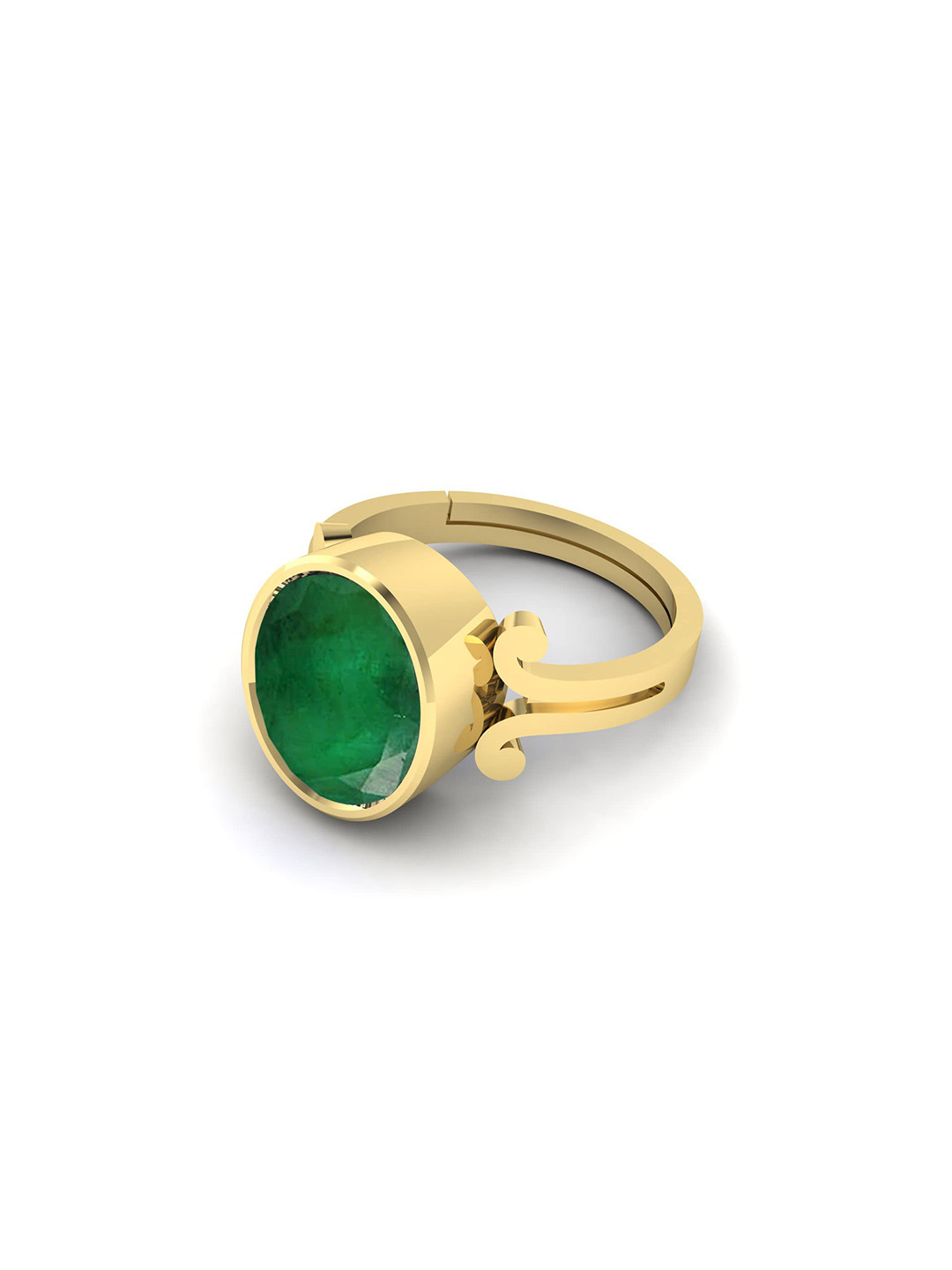 RRVGEM Emerald Stone Ring 5.50