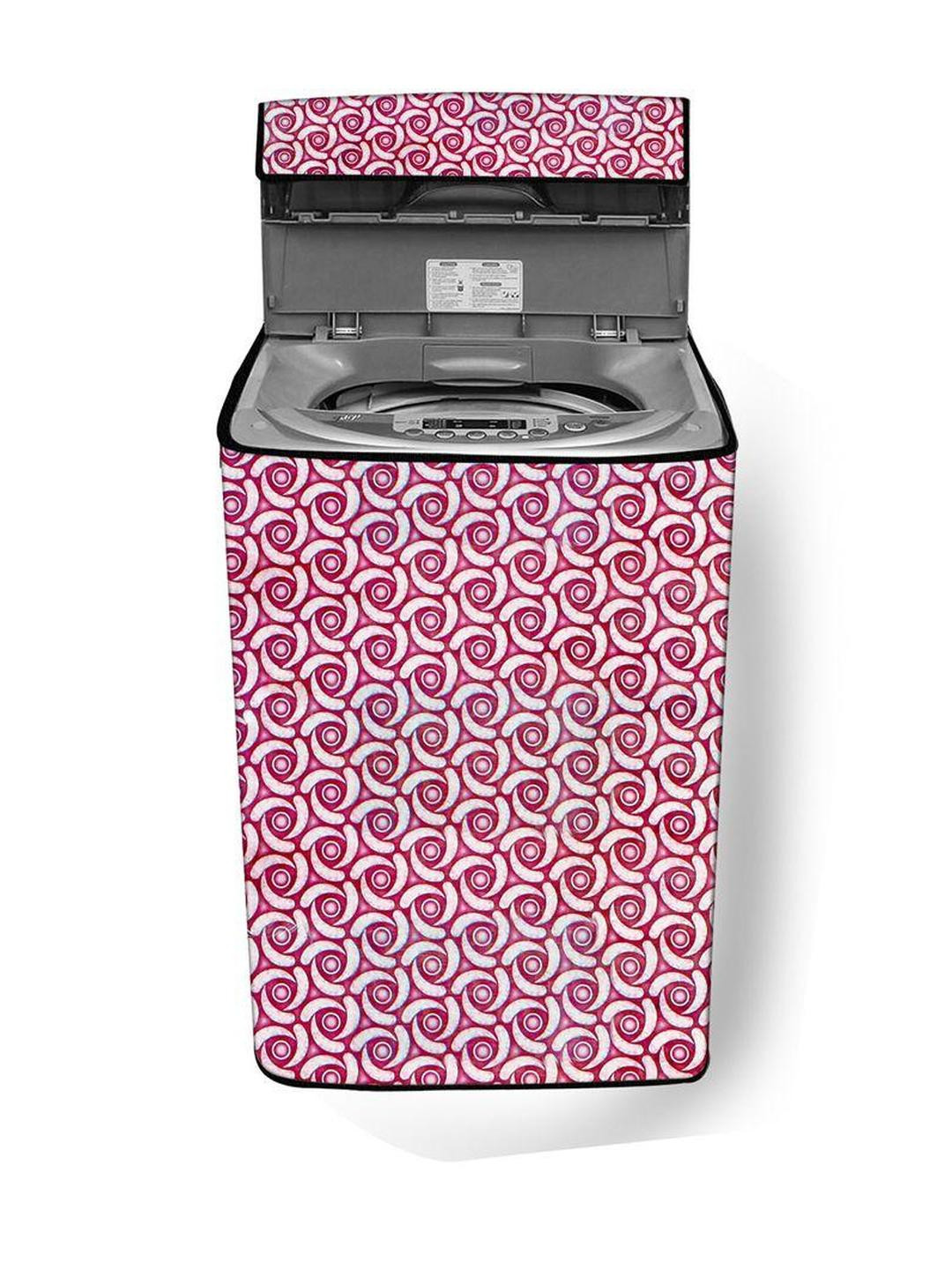 Stylista Pink PVC Washing Machine Cover