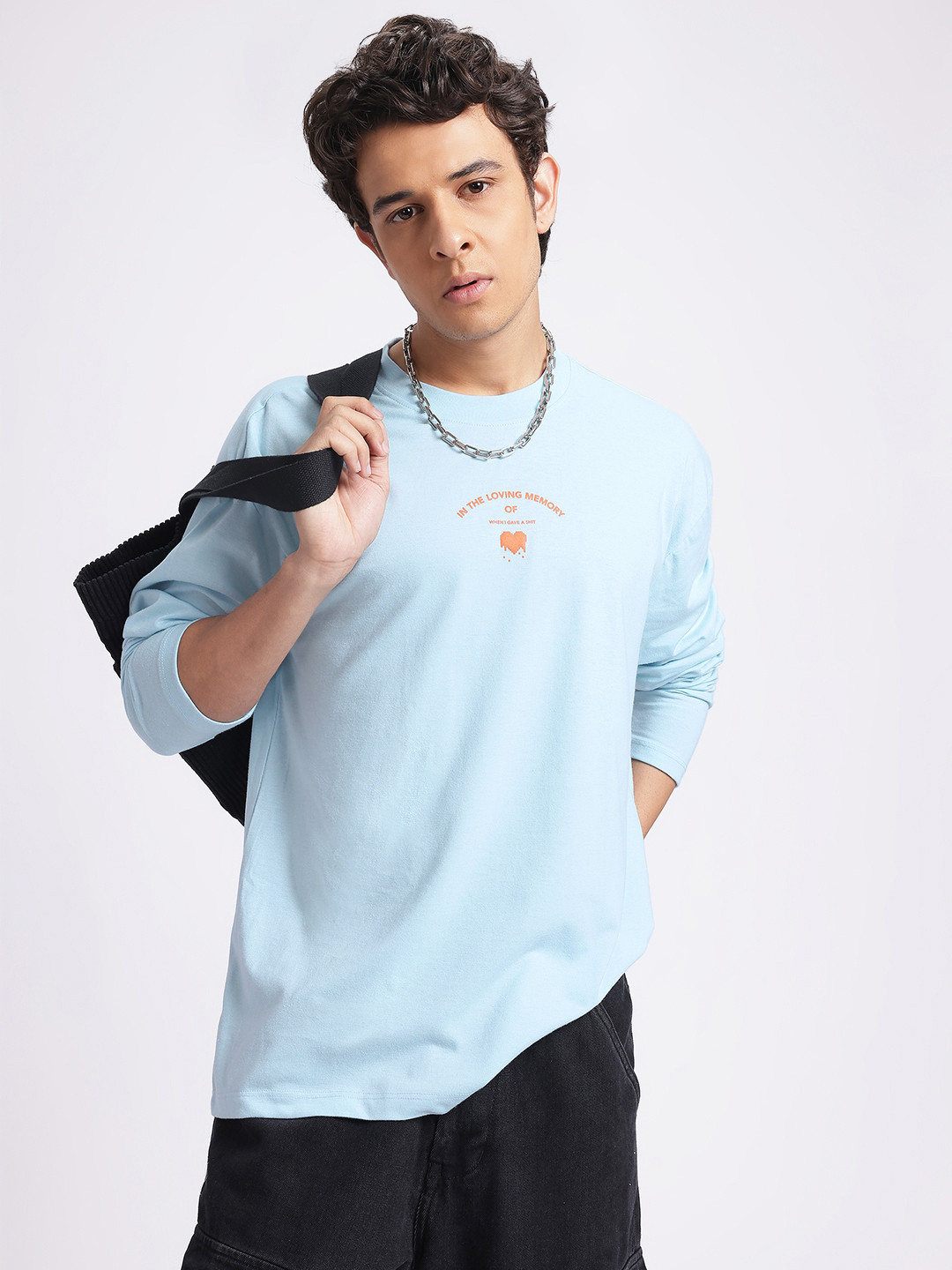 glitchez Drift Drop-Shoulder Oversized T-Shirt