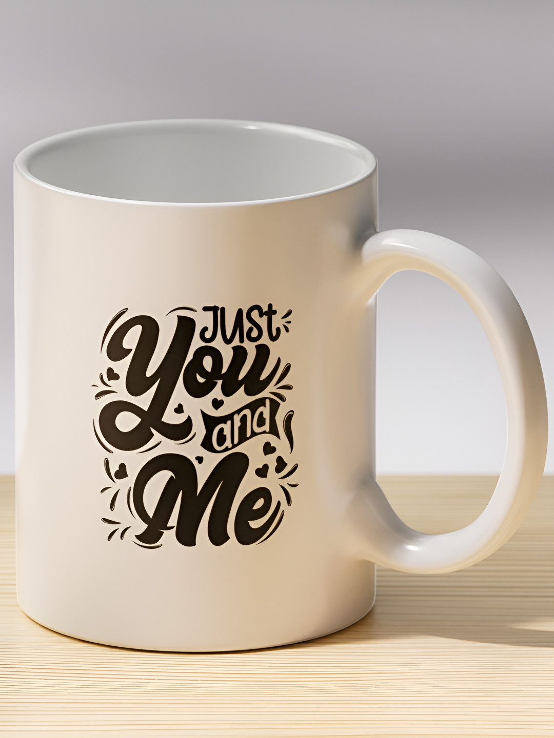 Gift4You Mate Multicoloured Typography Ceramic Microwave Safe Cup-330ml