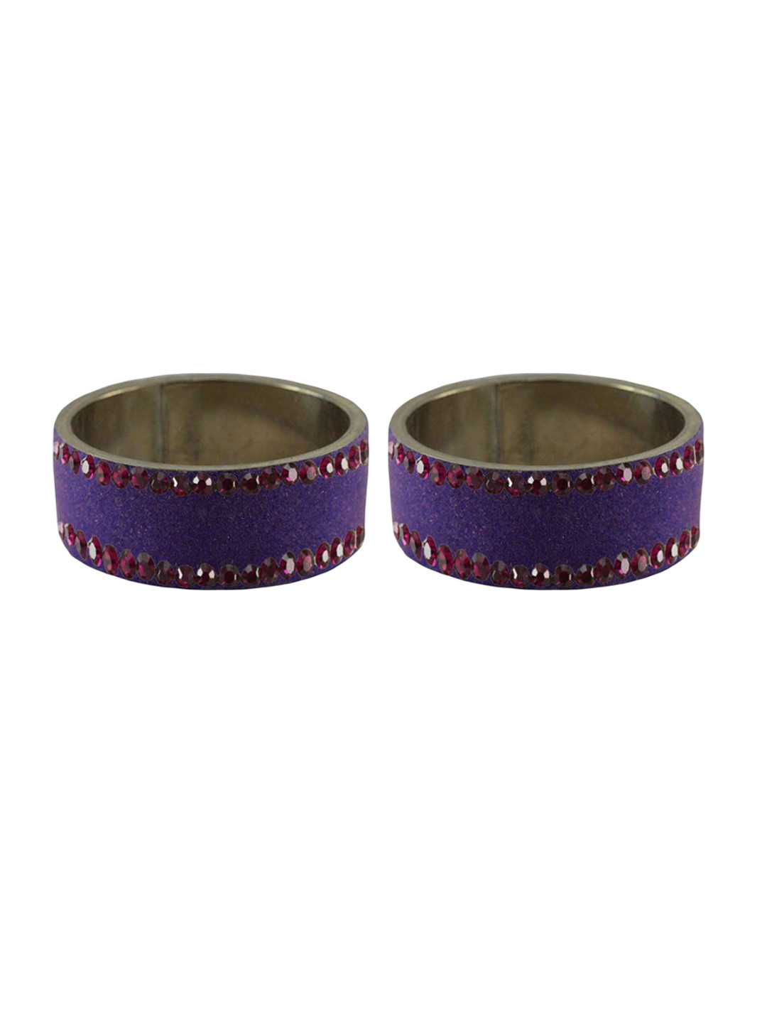 Vidhya Kangan Purple Brass Bangle