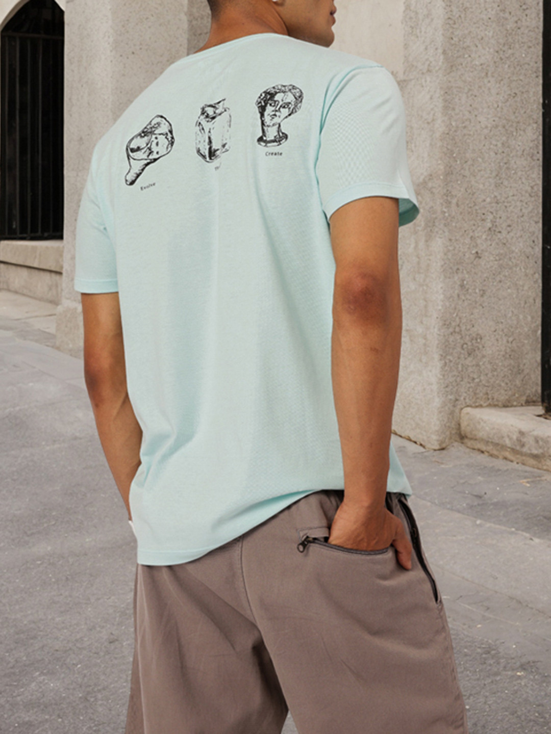 glitchez Graphics Print Regular Fit T-shirt