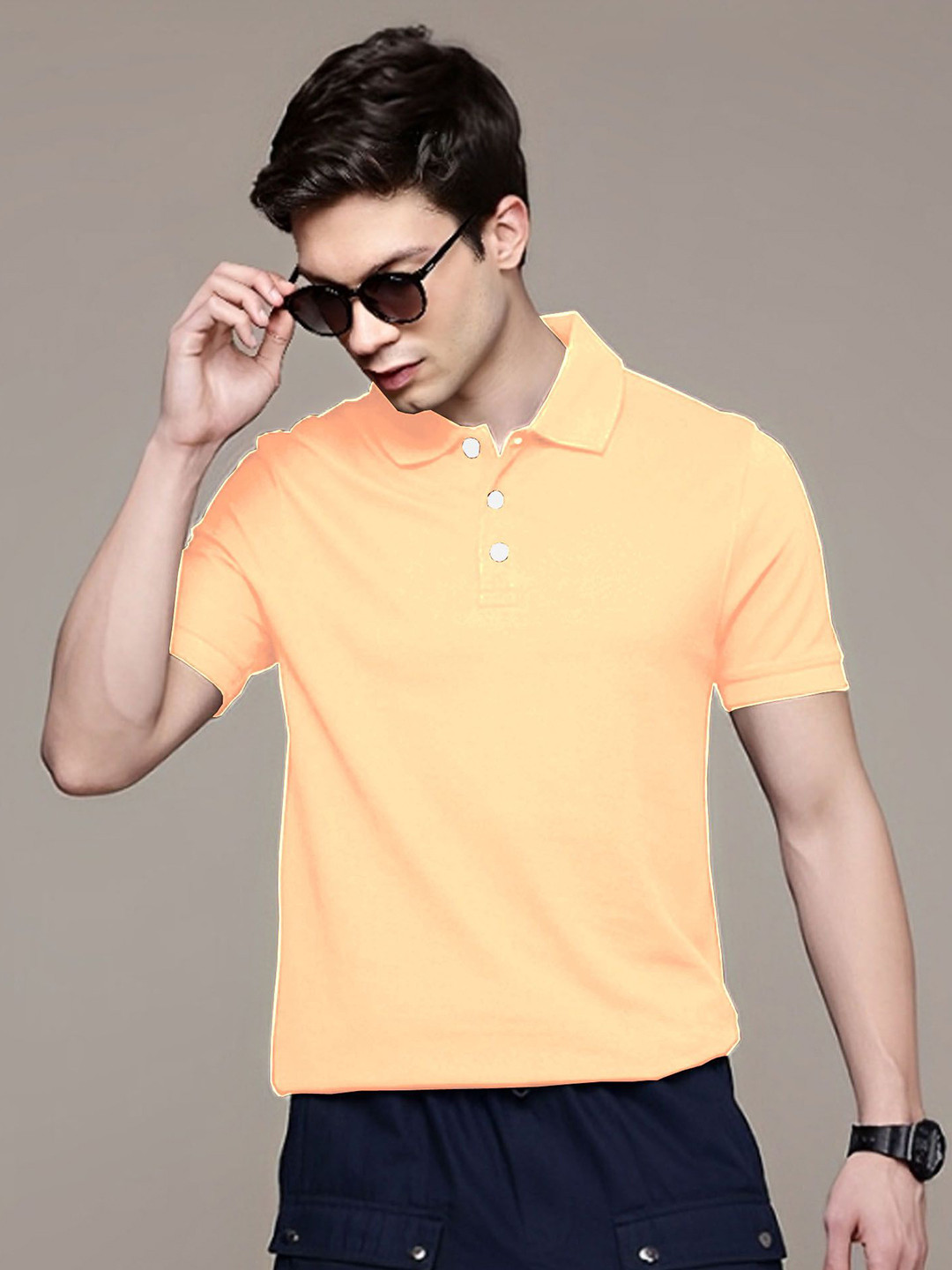 Kushi Flyer Polo Collar Pockets T-shirt