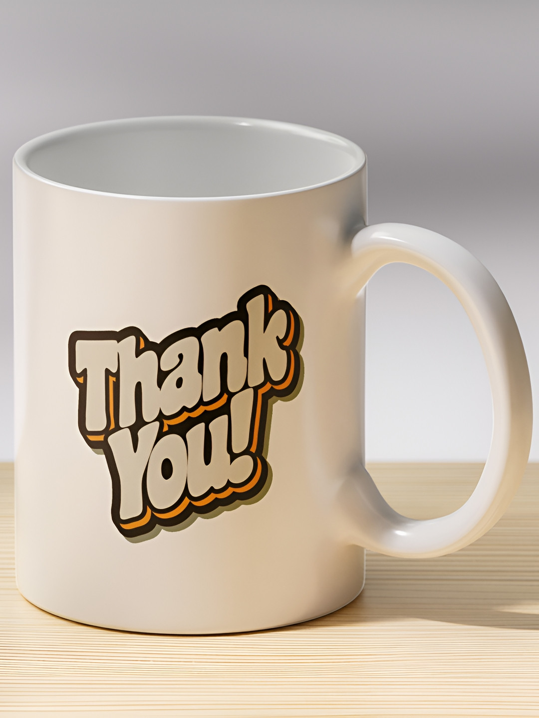 Gift4You Antalya White Typography Ceramic Microwave Safe Cup-325ml