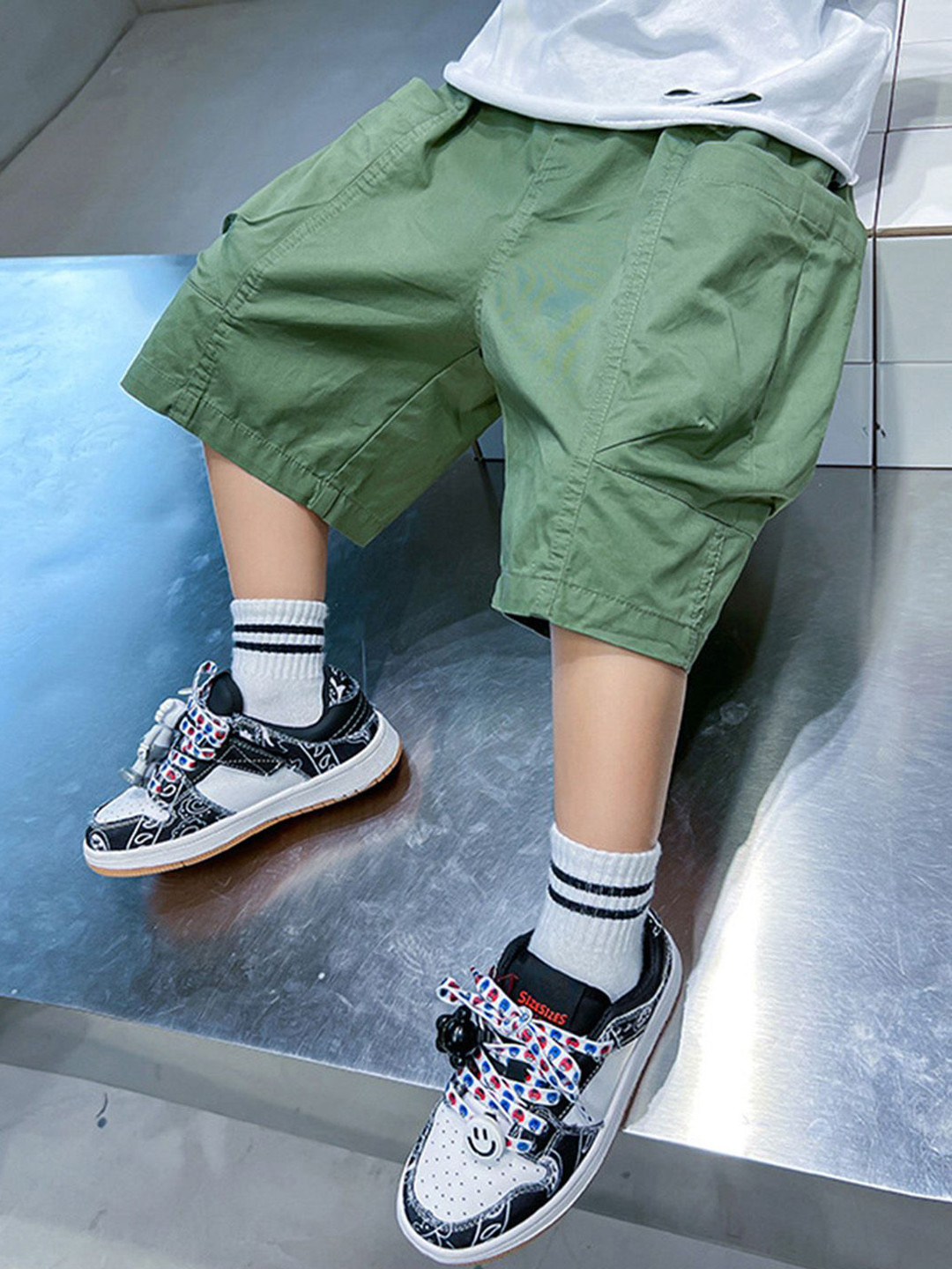 INCLUD Boys Baggy Cargo Shorts