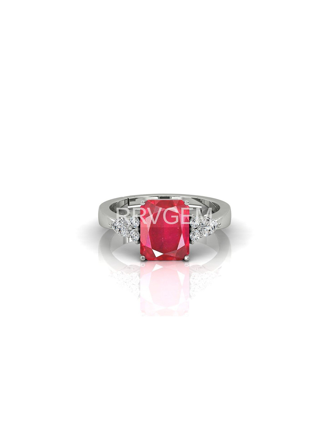 RRVGEM Ring 4.25 KT Ruby Finger Ring