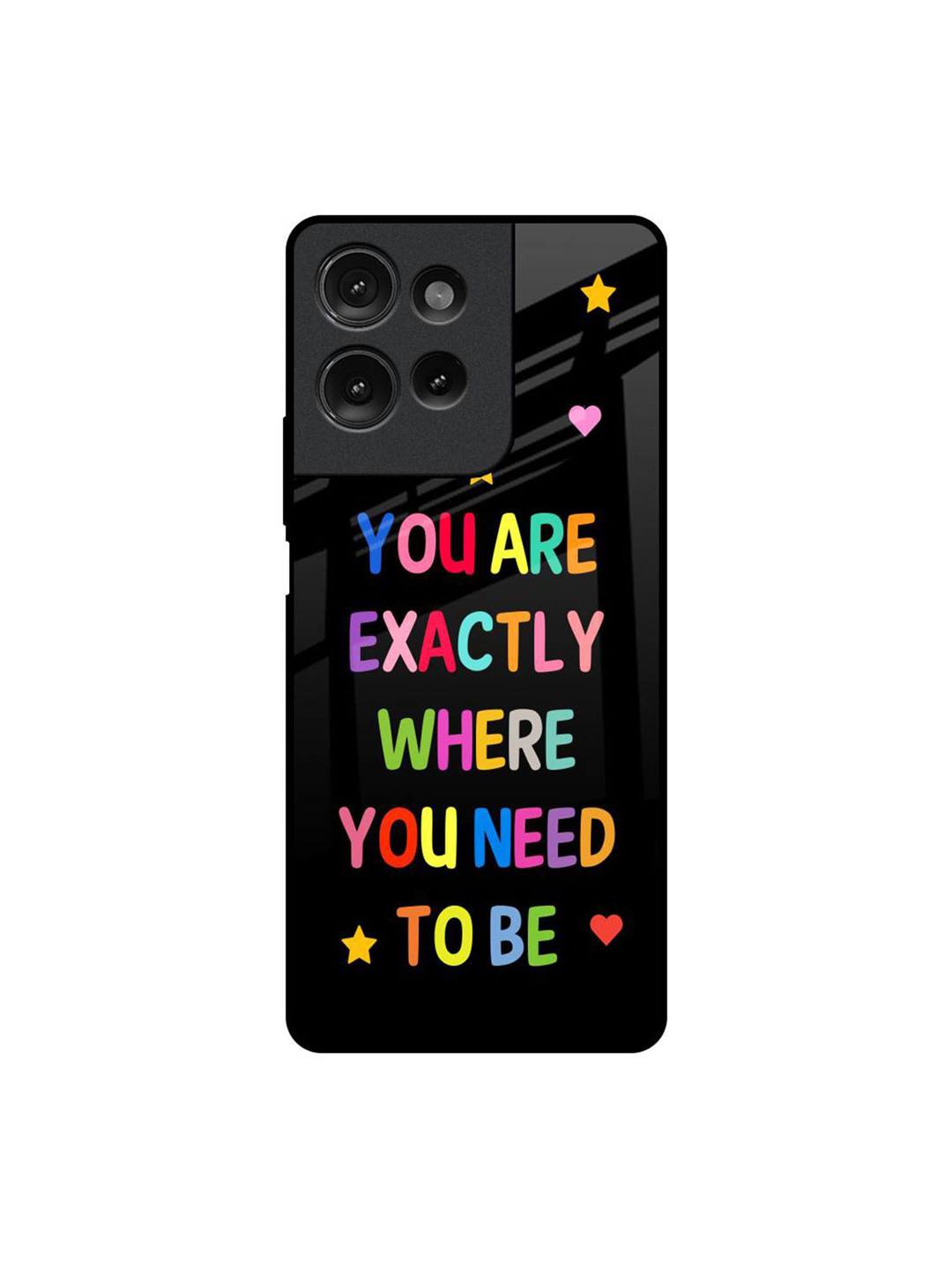 QRIOH Magical Words Printed Motorola G75 5G Impact Resistant Back Case