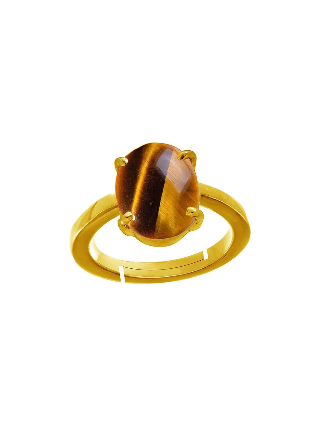 RRVGEM 11.25 KT Earth Mined Tiger Eye Ring