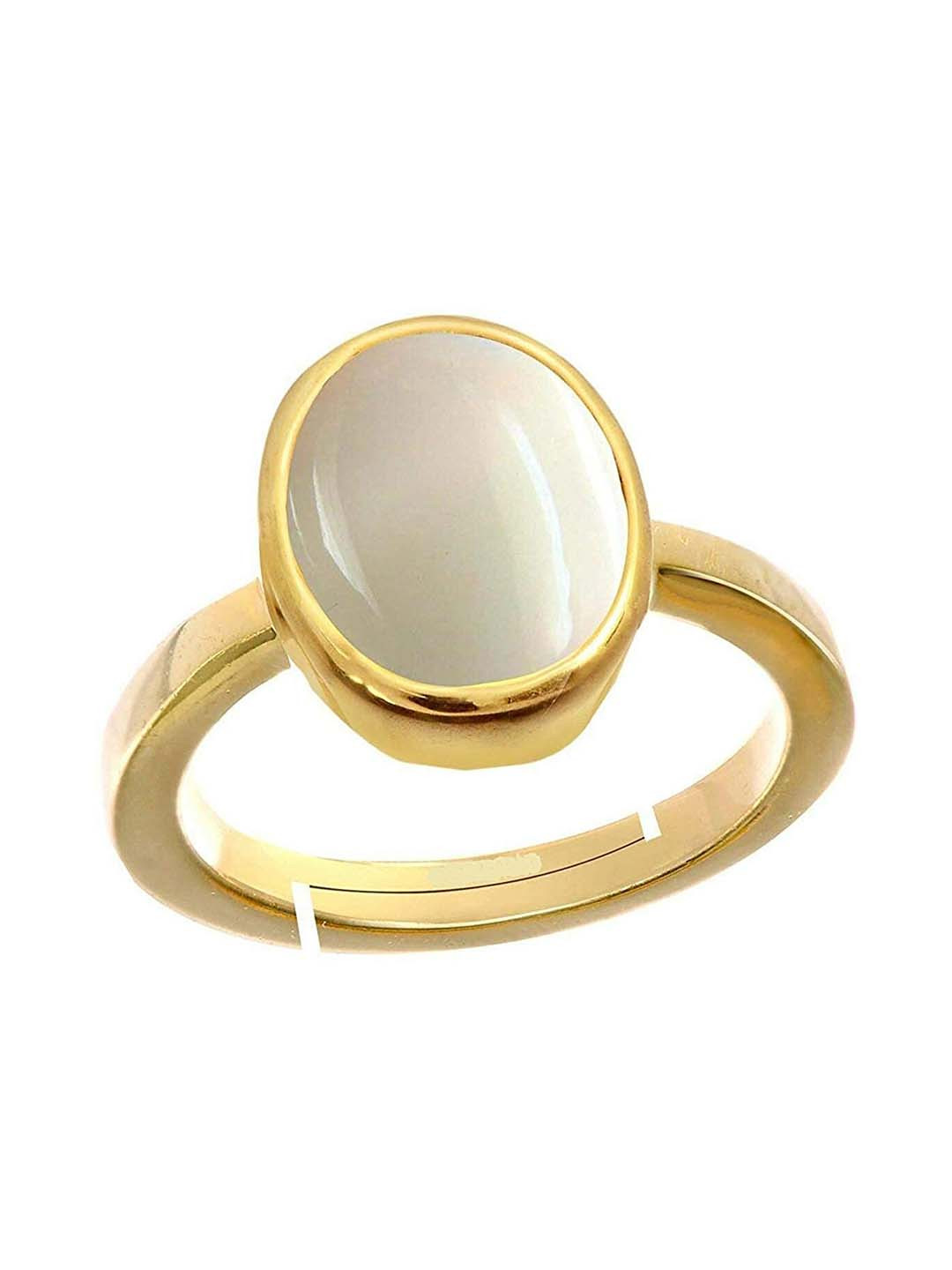 RRVGEM Unisex 7.00 KT 7.25 Ratti Opal Stone Ring